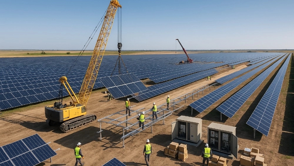 Steps to install and launch megawatt solar power plant Steps to install and launch megawatt solar power plant